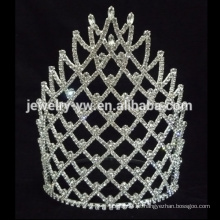 Coroa cor-de-rosa 7inch coroa o Pageant coroa a tiara